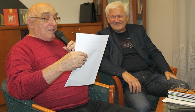 Beseda s členom Klubu nezávislých spisovateľov Š. Kuzmom, spojená s prezentáciou jeho poézie a prózy