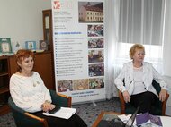 Beseda s publicistkou, členkou Spolku slovenských spisovateľov J. Judinyovou o ceste Ľ. Štúra do Luž